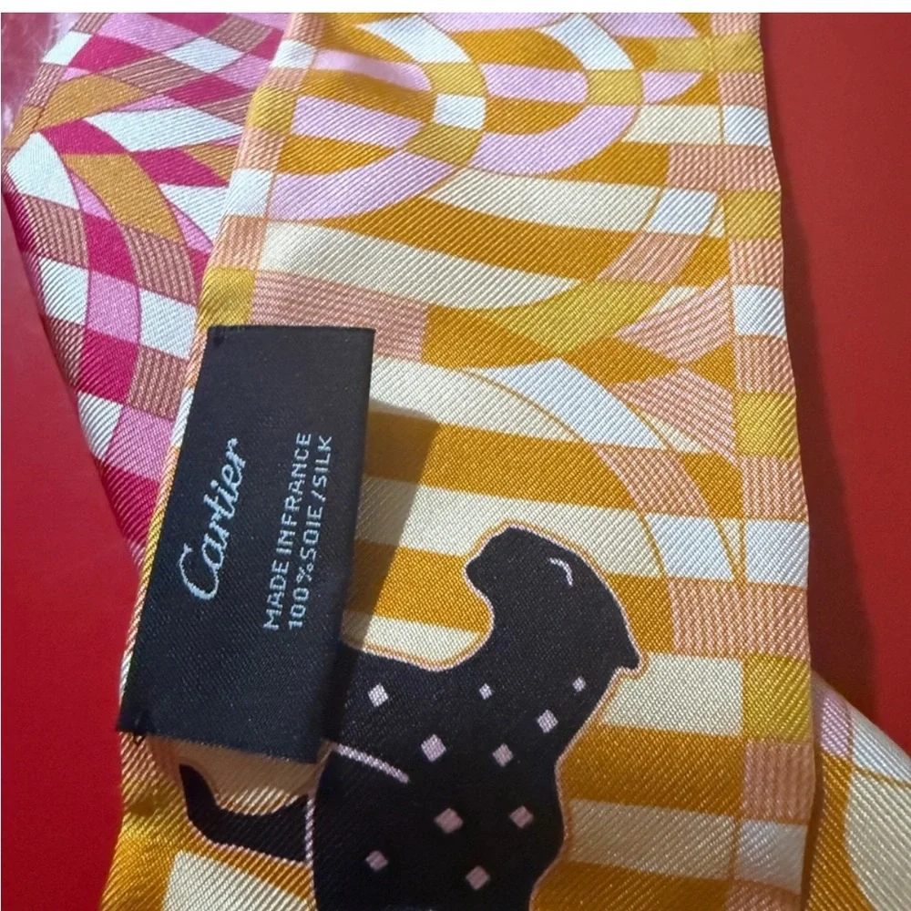 Cartier Panthere Scarf beautiful design New Never Worn Cartier London